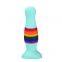 Sexy Toys  Anal Plug Set Medical Silicone Sensuality Anal Toys(Rainbow)