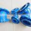 ductile iron pipe fitting double loose flange bend elbow pipe with 2 loosing flanges