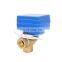 hot sale micro electric flow control actuator ball valve in fountain