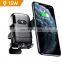 OEM 15W Chargeur de Voiture Sans Fil Fast Super Phone Charging Holder IR Sensor Automatic Car Wireless Charger for Android Phone