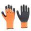 10G Polyester Loop Napping Liner Latex Crinkle Coated Thermal Winter Work Gloves