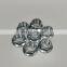 High quality galvanized hexagon stainless steel 304 DIN985 head hex lock nut metal metal insert M14 self locking nut