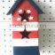 Christmas miniature metal hanger houses/decoration hanger