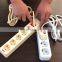 European EU Cable Surge Protector Multiple Power Strip Lead Cord Extension Plug and Socket