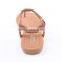 Shiny upper material sequined wholesale ladies sandals factory made in china