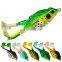 Rotating legs thunder soft bait 9.5cm snakehead special kill 12 color bionic road frog lures