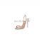 High heel women rhinestones strip ankle to toe ladies high heel sandals open toe women ankle strap sandal shoes