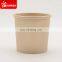 Disposable microwavable takeaway paper hot food container