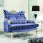 Hot selling Pine Solid wood royal antique sofa set furniture pure leather living room sofas