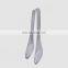 Factory Direct heavy duty stainless steel handle grill iron bbq charcoal scissor tongs