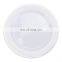 Wedding Disposable Plastic Plate and Silverware Combo Set, White/Silver Rim Plates, Silver Silverware