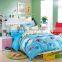 Bright-coloured cartoon printing100%cotton sea world print twill fabric bedding set /bed sheet/duvet cover/pillow