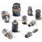 Quick and dry disconnect couplings Staubli Fluid Connectors non-spill flush face blind mate quick couplings