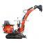 Chinese shandong Hengwang hydraulic pump 0.8t mini excavator price