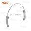 high quality sus31/304 brushed polishing finish smooth and clean folding headphone hardware