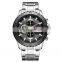 CURREN Stainless Steel Six-hand Calendar Luxury Business Men's Watch