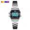 1415 skmei factory steel watch band time chrono alarm wristwatch week 12/24hours clock custom logo brand