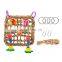 Branded Hanging Cage Chewing Animals Singing Wood Foraging Flying Birds Toy