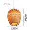 Hot Sale High Quality Bamboo Pendant Light Asian Oblong Light Fixture High Quality Vietnam Supplier