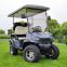 Hot sale 2+2-seater electric golf cart Red 4-seater beach car