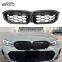 G20 Lci High Quality Carbon Fiber + ABS Honeycomb Front Kidney Grill Grille  For BMW 3 Series G20 Lci 2023-2024