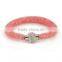 Factory price! Hot sale Multicolor Mesh Single Stardust Bracelet with Tiny Resin Crystal Filled Magnetic Wrap Bangles