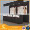 Customized display cabinet with glass doors cardboard counter watch display