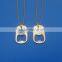 New Fashion Gold Silver Bottle Opener Dog Tag Necklace, ST. Christopher Pendant