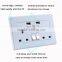 110-240V 16A UK usb wall socket OEM stickers for ipad iphone high speed