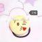 emoji elastic tie hair/emoji Endearing hair bands elastic ribbon for hair ties
