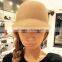 Outdoor Riding Hunting Vintage London Letter M Applique Women Wool Felt Equestrian Cap