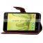 Colorful Stand Leaf Leather Case for Wiko Lenny 3, for Wiko Lenny 3 mobile phone case