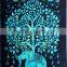 Small size multicolored tapestry wall hanging throw wholesale indian bedsheet