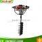 2016 new design 4 stroke gasoline earth driller with big bit