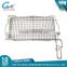 Stainless steel barbecue fish basket