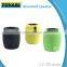 Drum Design Portable Wearable Wireless Outdoor Mini Bluetooth Speaker with Silicon materials and Hook