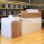 Wooden reception counter table design reception desk for hotel (SZ-RTB013)