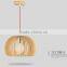 Hotel project lighting LED wooden pendant lighting JK-8005B-01 LED wooden pendant light for home decorative