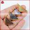 White/Cream/Natural Druzy Isosceles Triangle Connector Jewelry