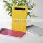 ultrathin touch screen portable stainless steel power bank with LED light XH-407