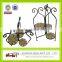 Metal Flower Basket Planter Stand with Liners