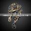 Fashion broochs.Zinc alloy broochs rhinestone.Costume jewlery broochs