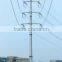 galvanized power distribution poles