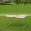 Protable aluminum folding dining table