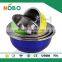 Beautiful colorized 3pcs/ set stainless steel cooking bowl