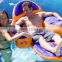 2016 new fashion design hot sell pvc inflatable beach bed / outdoor beach beds/inflatable air bed
