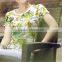 T Shirts Printing in Flower Design and Girl T Shirts Printed Clothes Factory