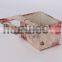 Exquisite crochet tissue box cove pink