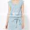 Cheap Women's Striped Jersey Nightdress Cotton Knit Nightshirt