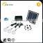 Home solar LED lighting system kits with lithium battery